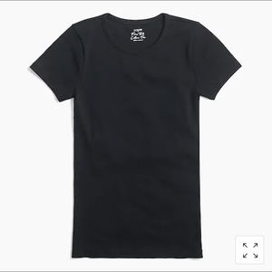 JCrew Fine Rib Cotton Tee
